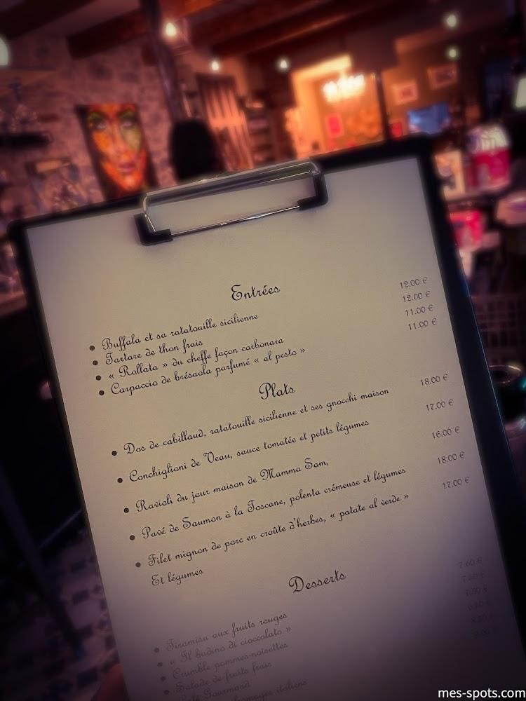 Mamma Sam - Menu Image 2